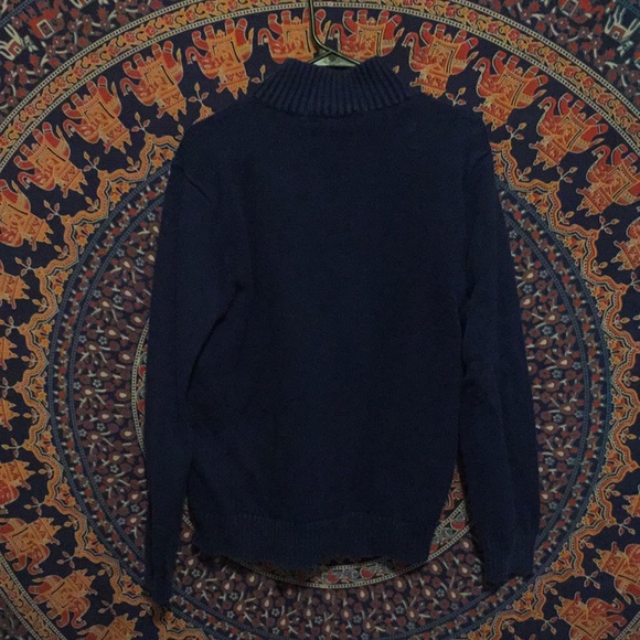 Blue polo quarter zip - Picture 2 of 3